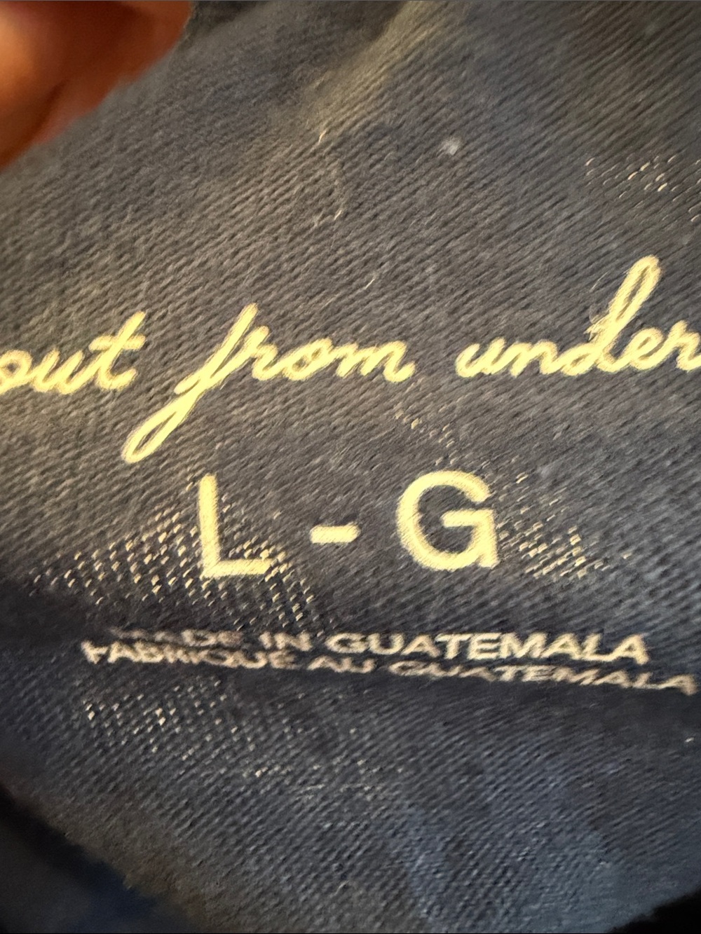 Urban Outfitters Navy Tee - Picture 2 of 2